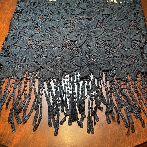 Long Fitted Black Lace Over a Neutral Slip. 🖤 Size Medium Sexy Dress - Picture 12 of 12